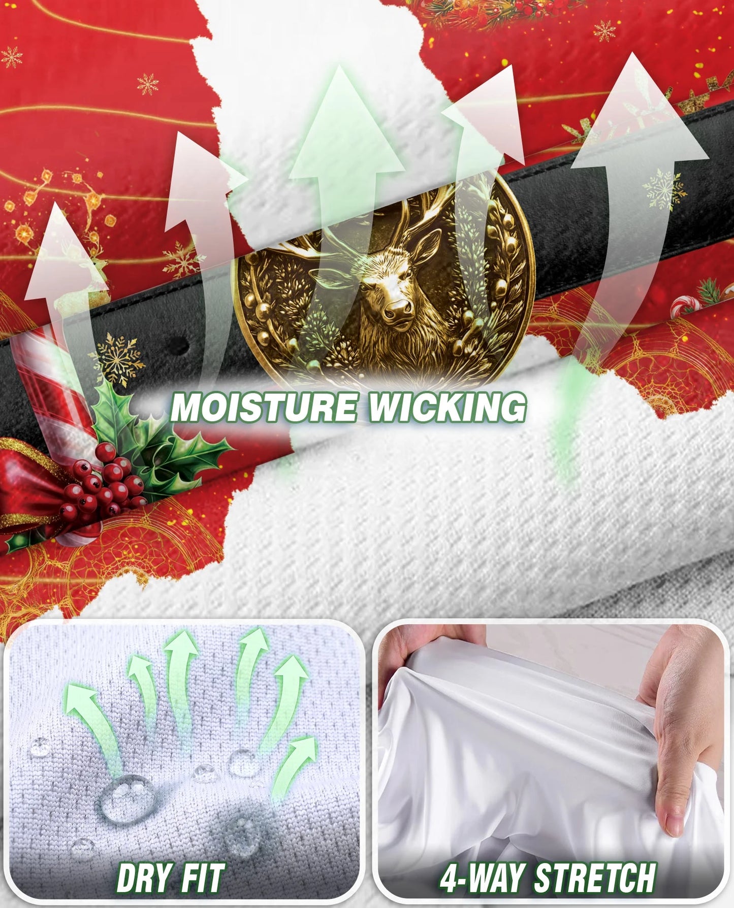 Santa Claus Christmas Costume Sleeveless Polo Shirt for Women | Netecom