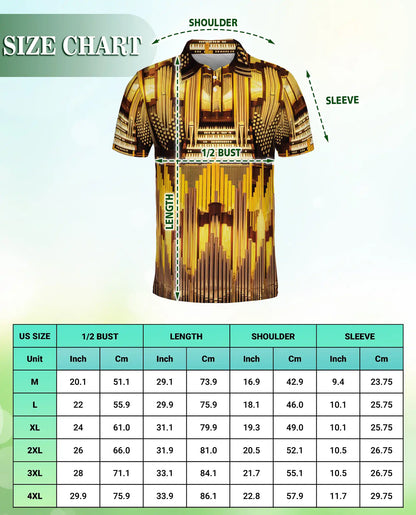 Pipe Organ Music Polo Shirt | Netecom