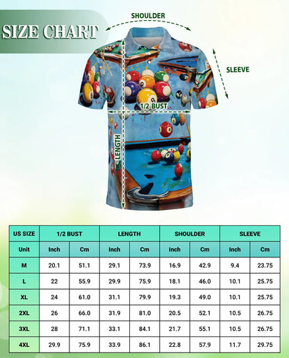 Billiards Pool Ball Polo Shirt | Netecom