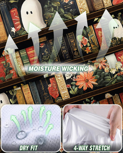 Library Ghost Sleeveless Polo Shirt for Women | Netecom