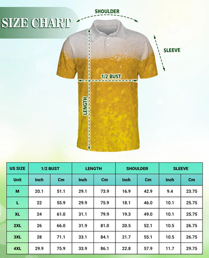 Beer Lovers Polo Shirt - Fresh Brew Party Style | Netecom