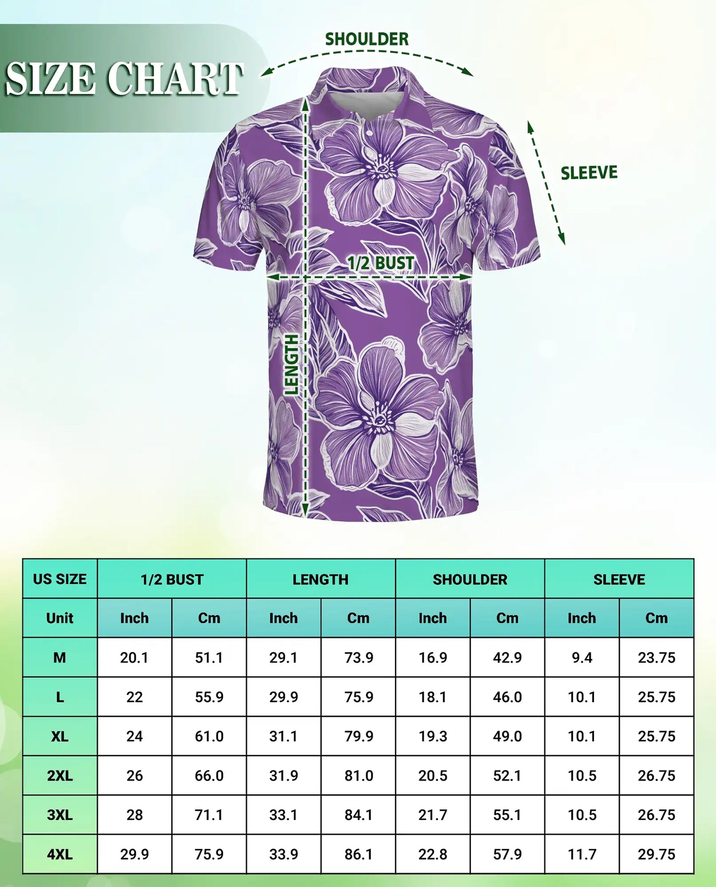Purple Floral Polo Shirt – Elegant Summer Style | Netecom