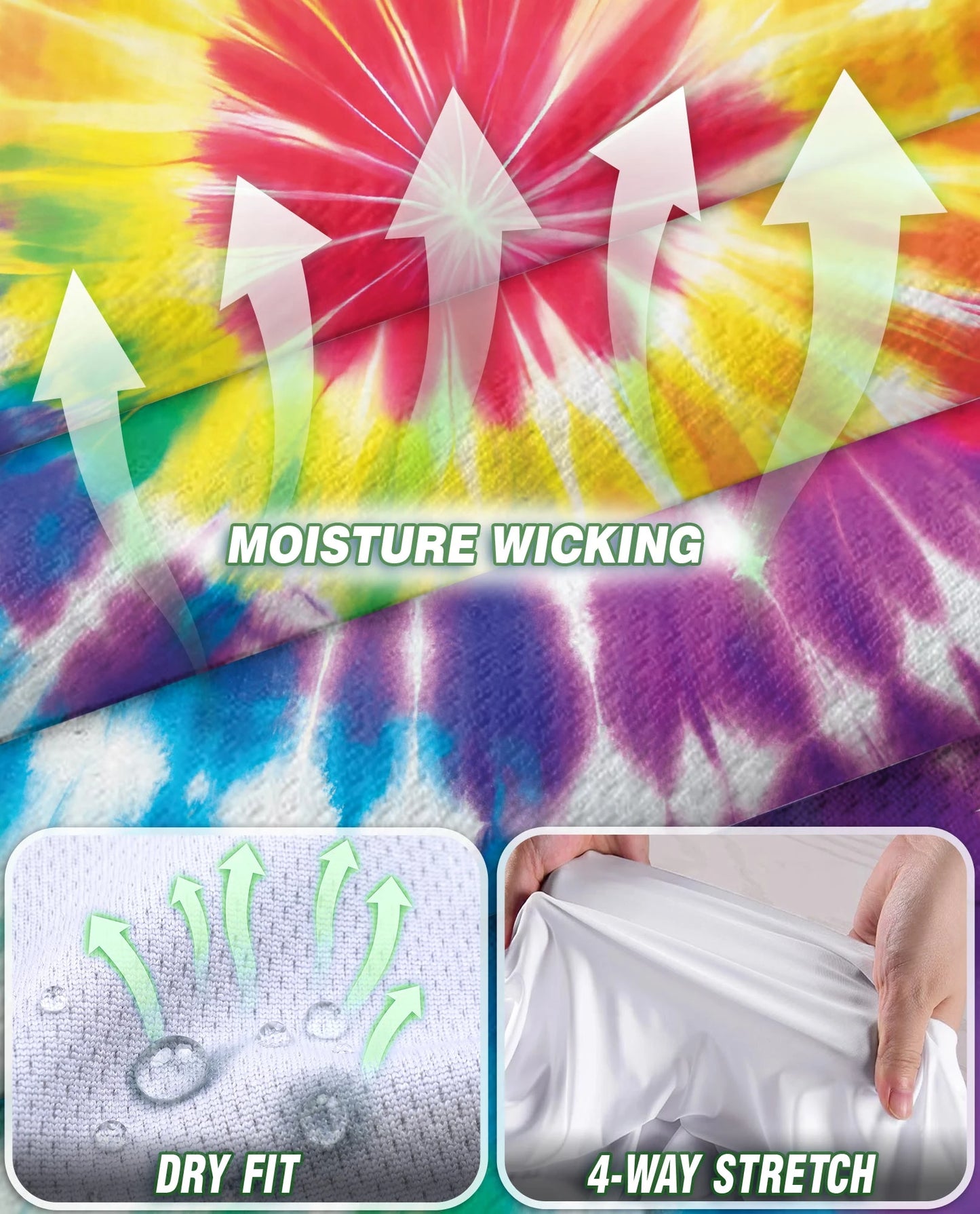Tie Dye 3D Sleeveless Polo Shirt for Women | Netecom