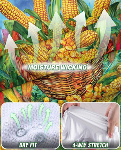 Corn Pattern Sleeveless Polo Shirt for Women | Netecom