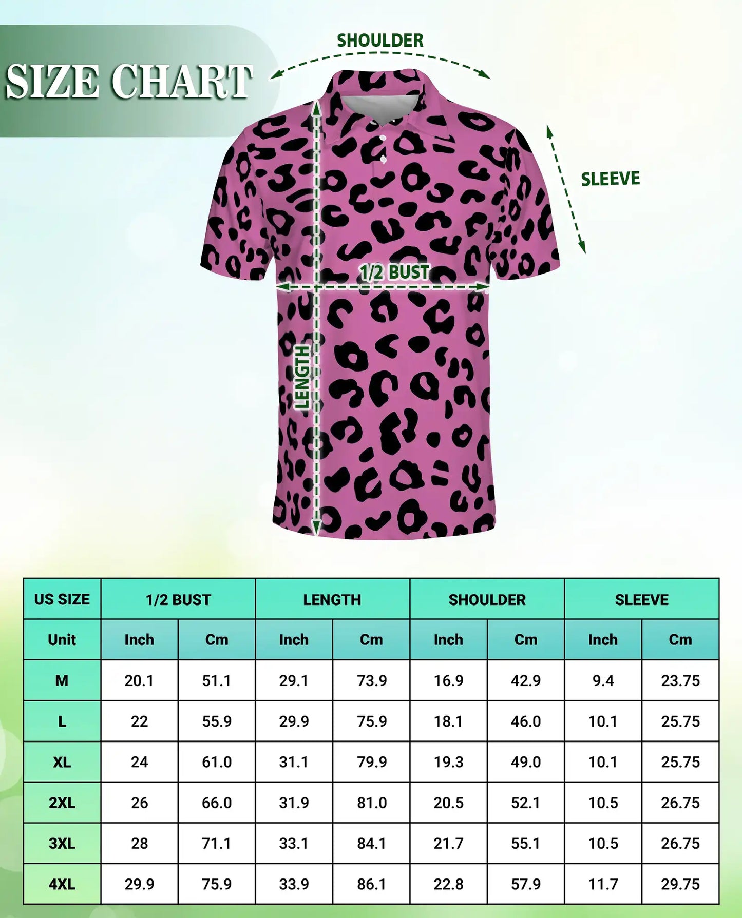 Pink Leopard Polo Shirt for Men- Bold Animal Print Fashion | Netecom
