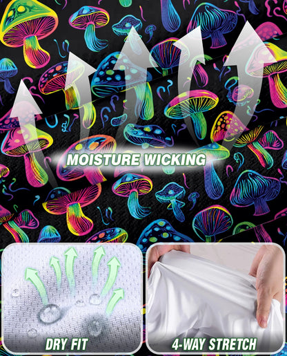 Neon Mushroom Sleeveless Polo Shirt for Women | Netecom