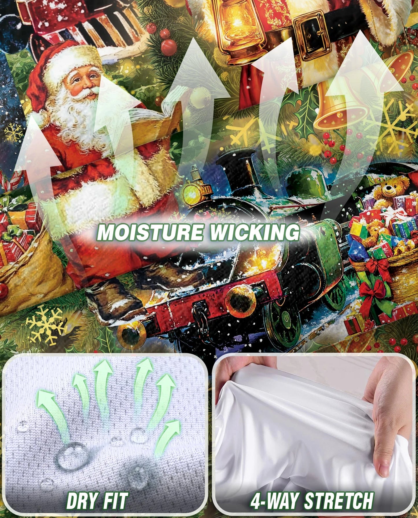 Vintage Santa Claus Sleeveless Polo Shirt for Women | Netecom