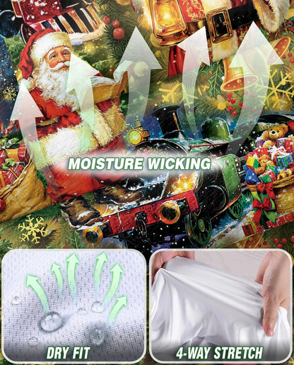 Vintage Santa Claus Sleeveless Polo Shirt for Women | Netecom