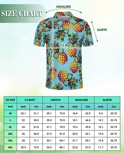 Funny Pineapple Polo Shirt | Netecom