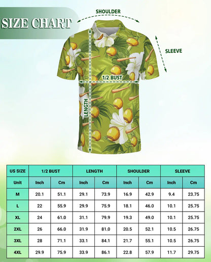 Baseball Hawaiian Polo Shirt – Tropical Sport Style | Netecom