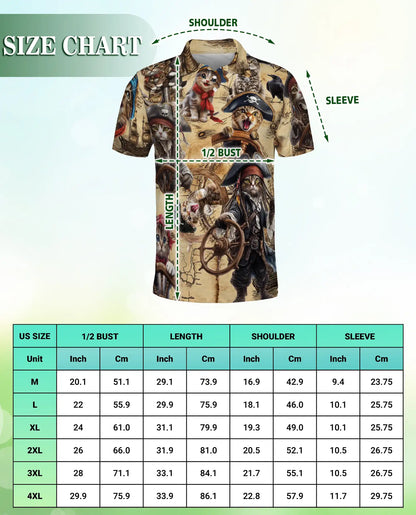 Pirate Cat Polo Shirt | Netecom