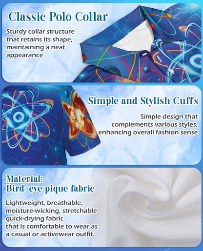 Physics Amazing Science Polo Shirt for Men – Science Lover Style | Netecom