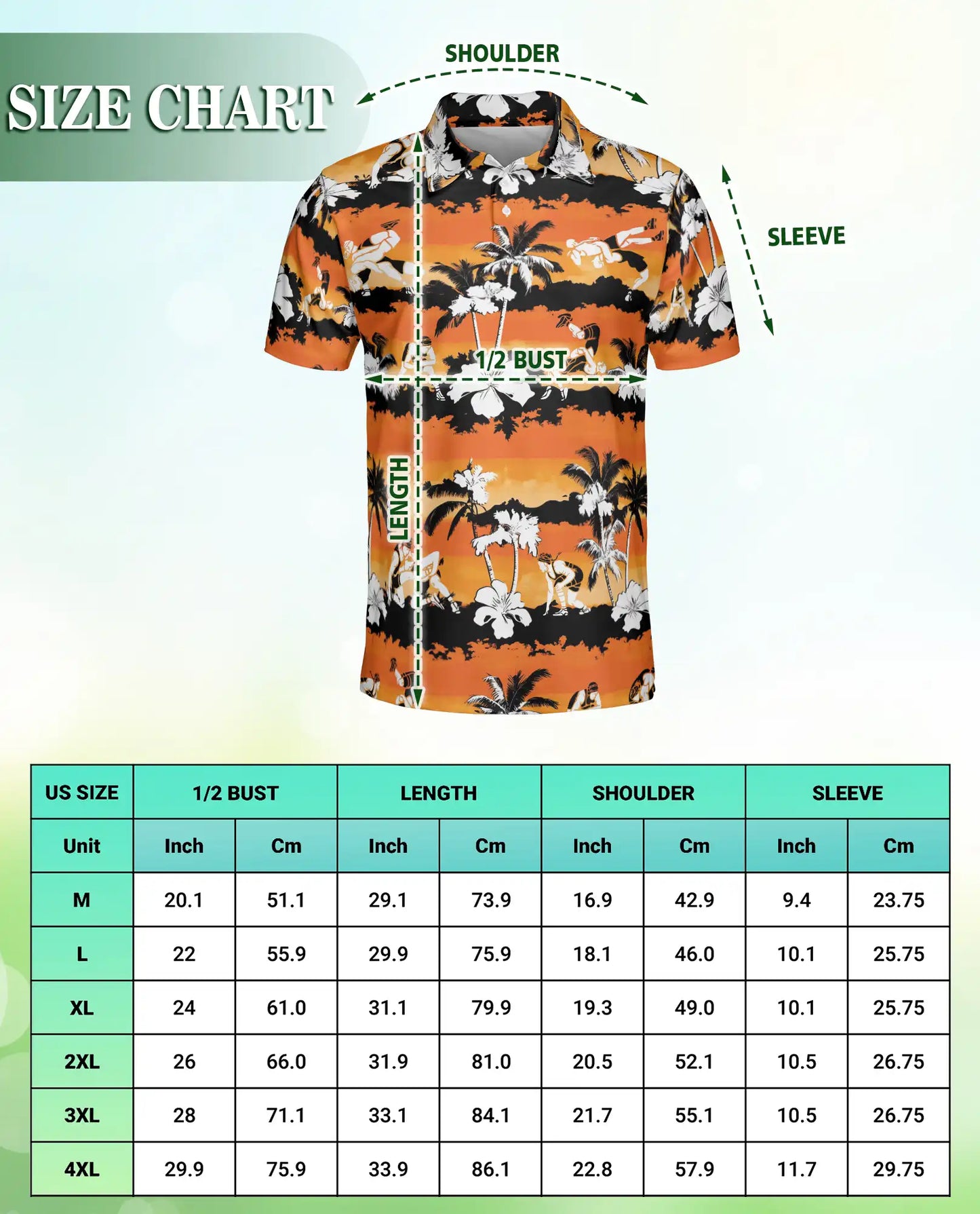 Hawaiian Surf Polo Shirt – Sunset Beach Style | Netecom
