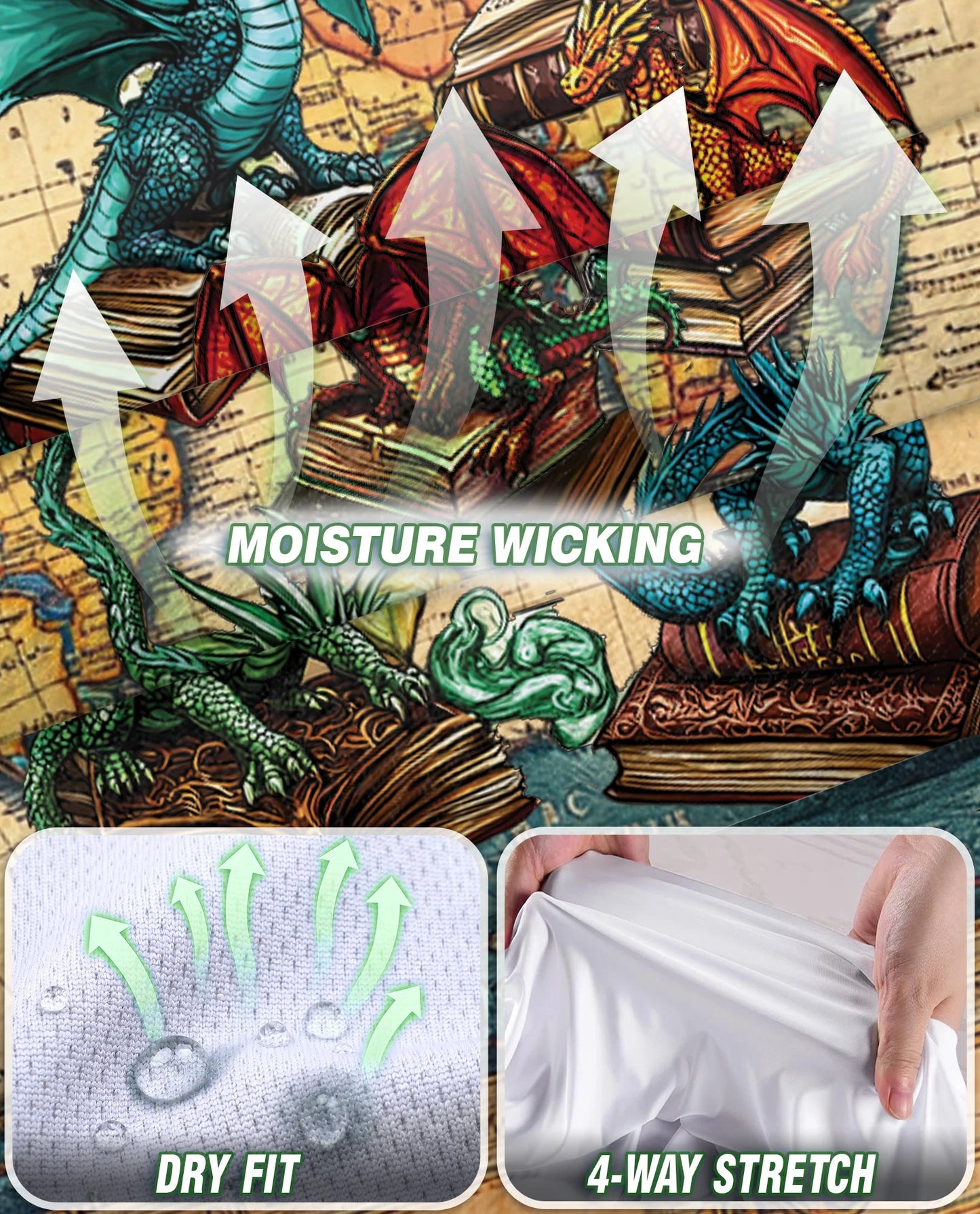 Books Dragon Sleeveless Polo Shirt for Women | Netecom