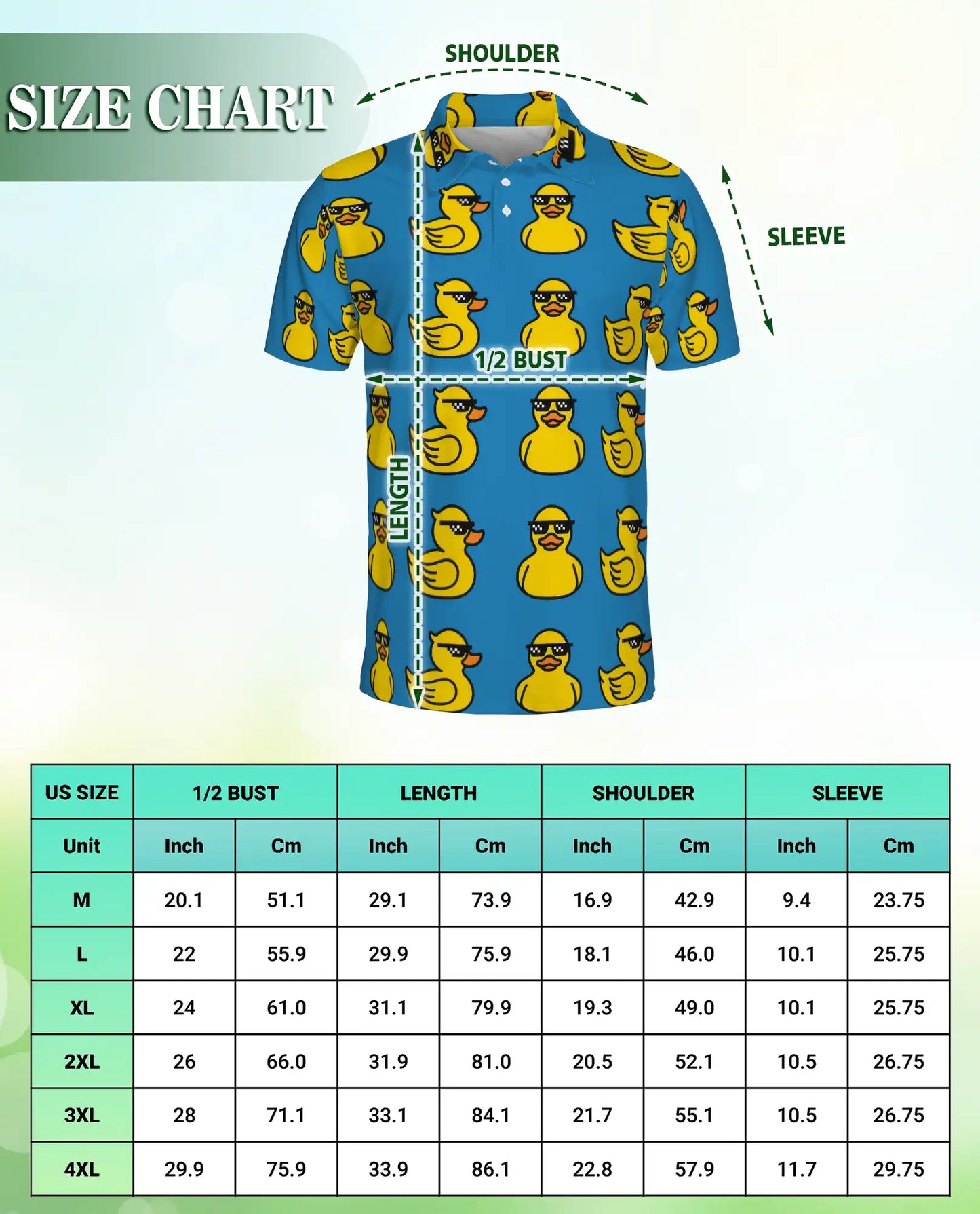 Cool Duck Polo Shirt – Funny Sunglasses Print | Netecom
