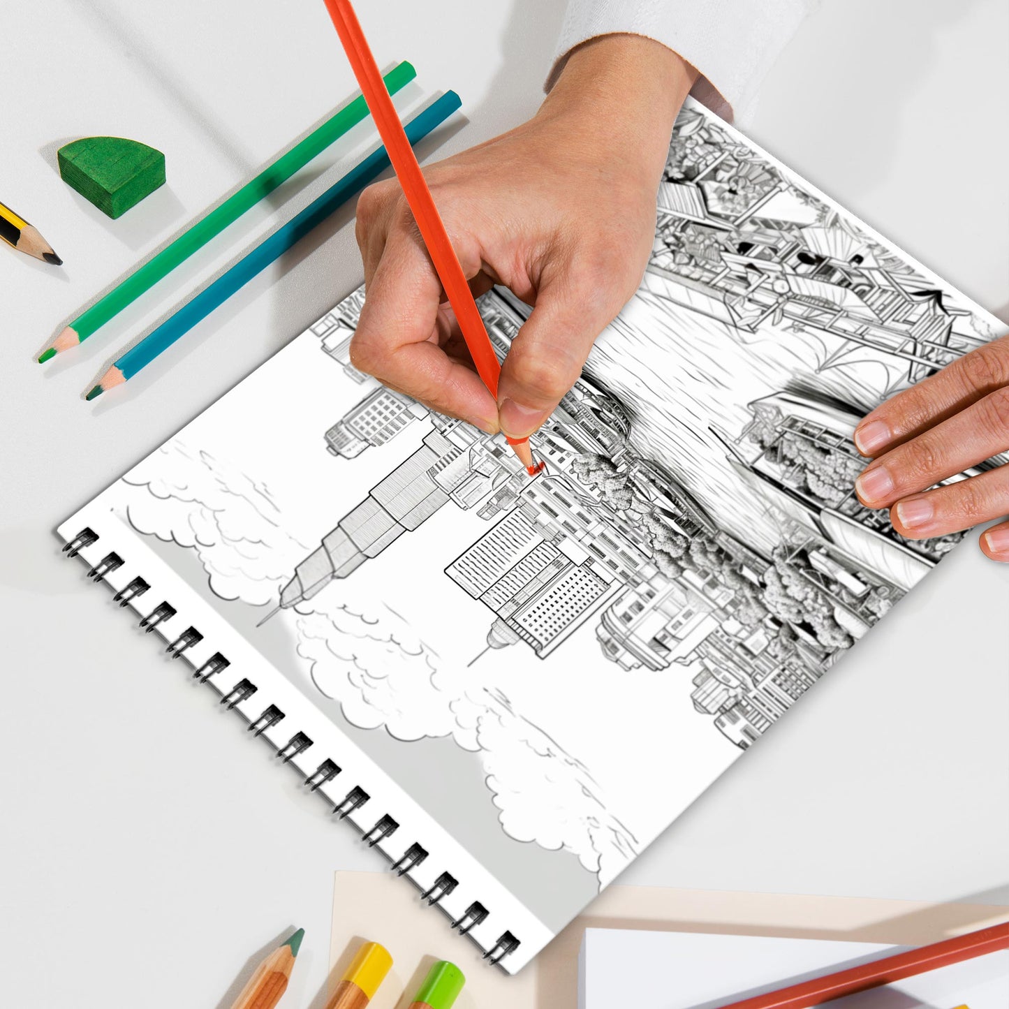 VietNam Spiral Bound Coloring Book, Explore Vietnam's Beauty and Culture in Color, Perfect for Travel Enthusiasts and Lovers of Vietnamese Scenery