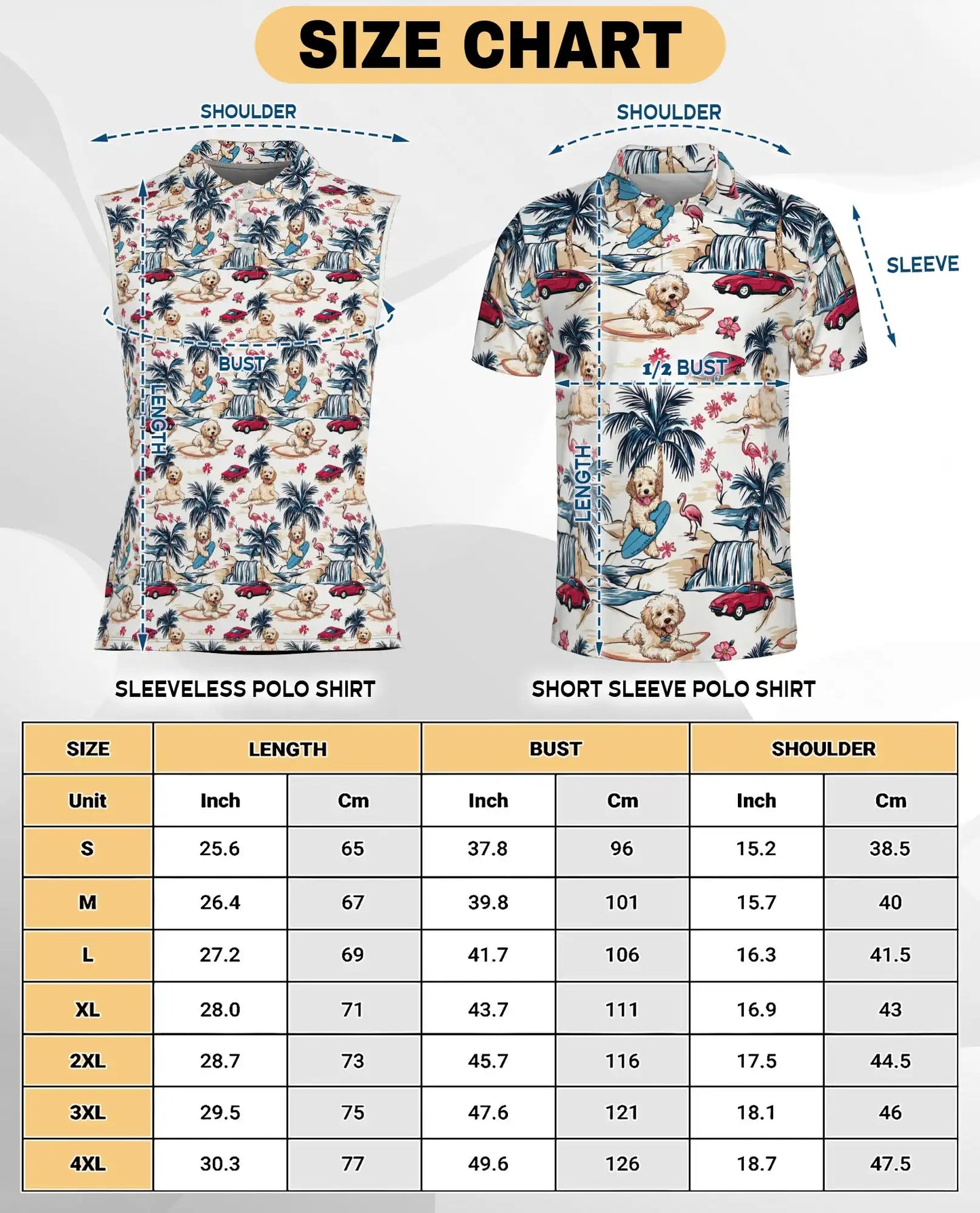 Tropical Dog Sleeveless Polo Shirt for Women – Cute Pet Summer Style | Netecom