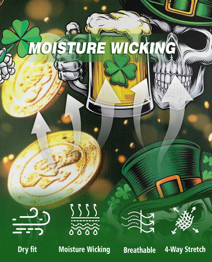 St. Patrick Skull Beer Polo Shirt | Netecom