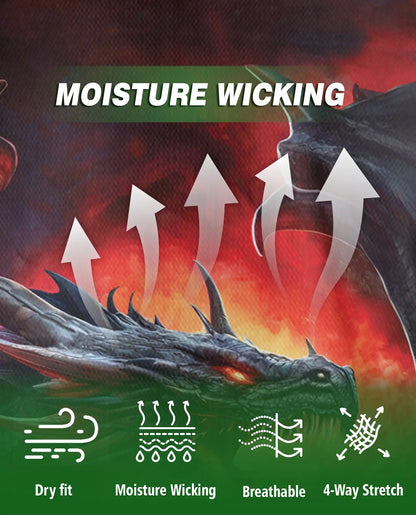 Fire Dragon Fantasy Polo Shirt | Netecom