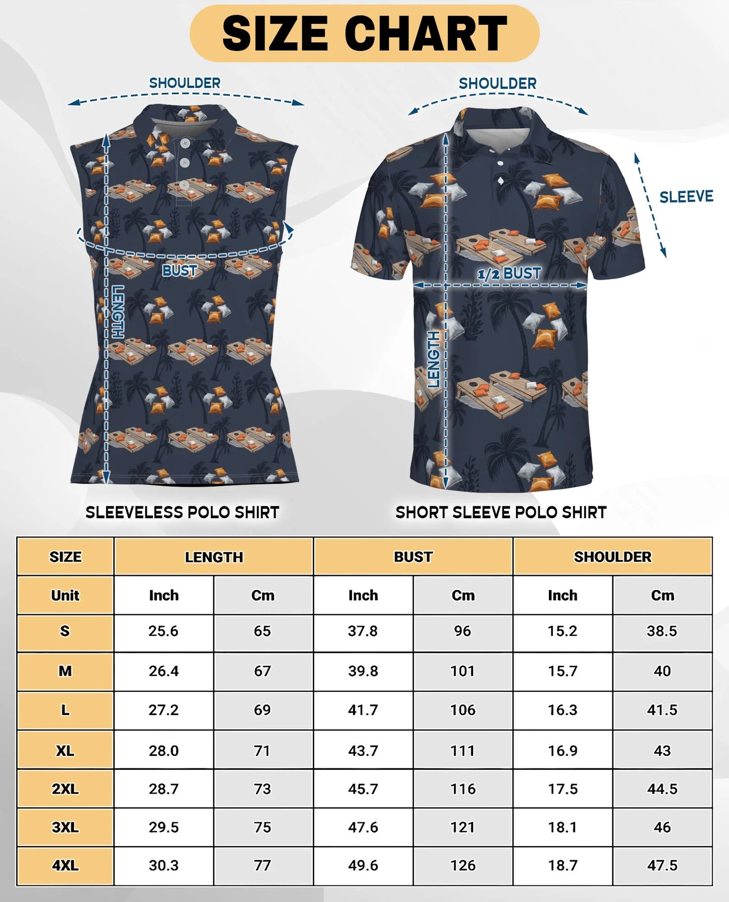 Cornhole Tree Sleeveless Polo Shirt for Women | Netecom