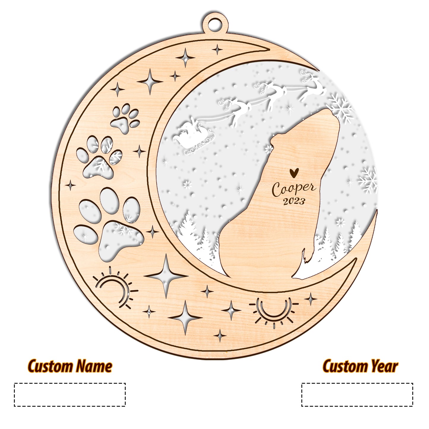 Netecom Guinea Pig Memorial Suncatcher, Personalized Guinea Pig Christmas Ornament with Date Name, Guinea Pig Death Sympathy Gifts Pet Loss Sun Catchers, Bereavement Gifts for Loss of Guinea Pig Grief Gift