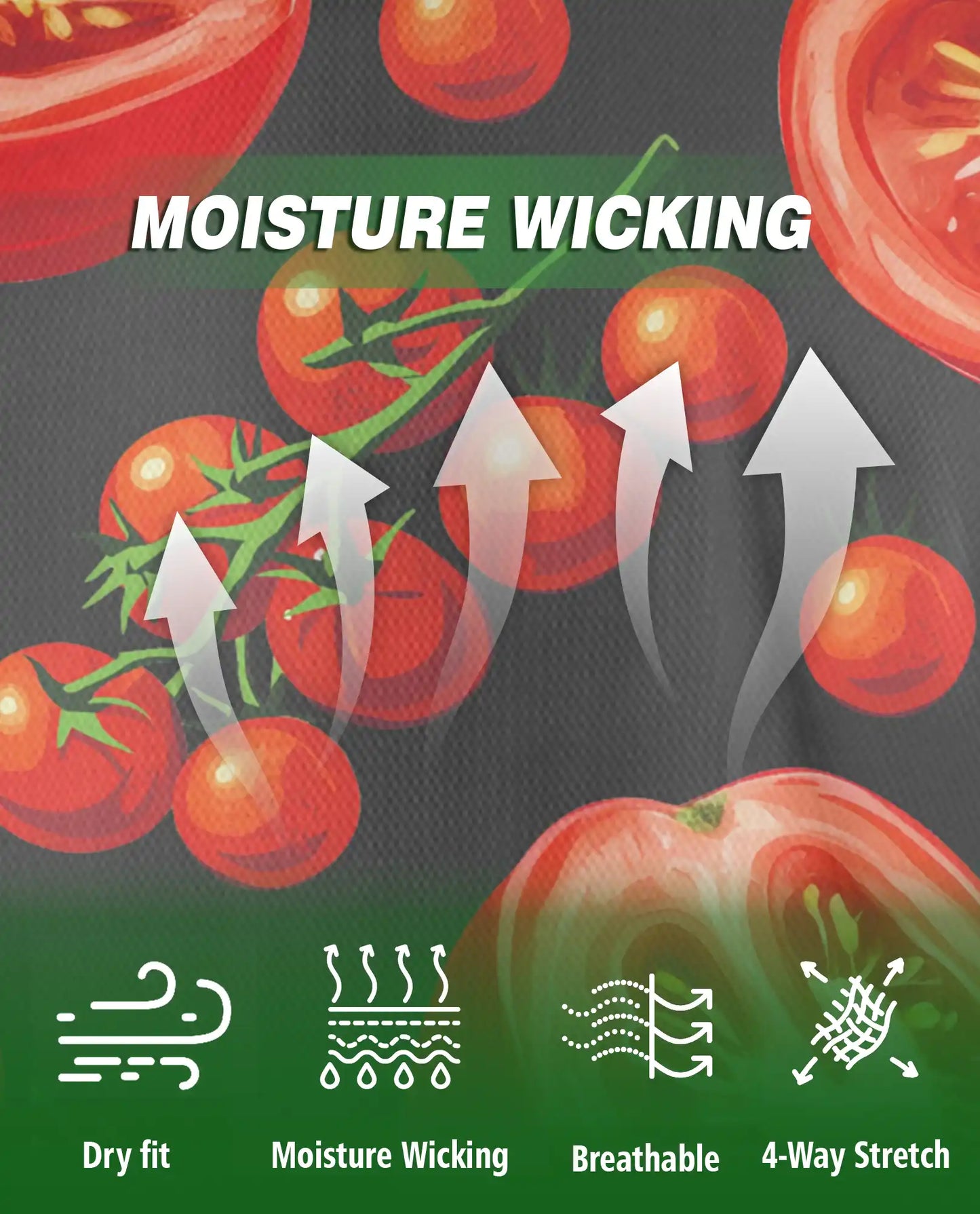 Tomato Slice 3D Polo Shirt for Men – Funny Food Lover Style | Netecom