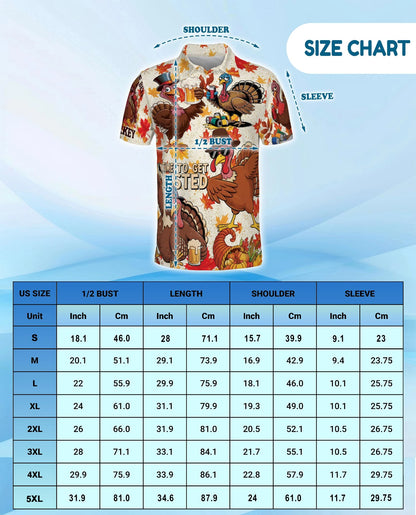 Thanksgiving Turkey Beer Polo Shirt for Men – Funny Holiday Style | Netecom