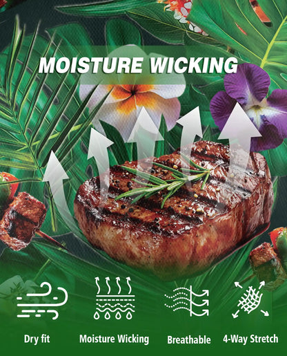 BBQ Tropical Polo Shirt | Netecom