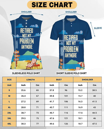 Tropical Beach Sleeveless Polo Shirt for Women – Island Summer Style | Netecom