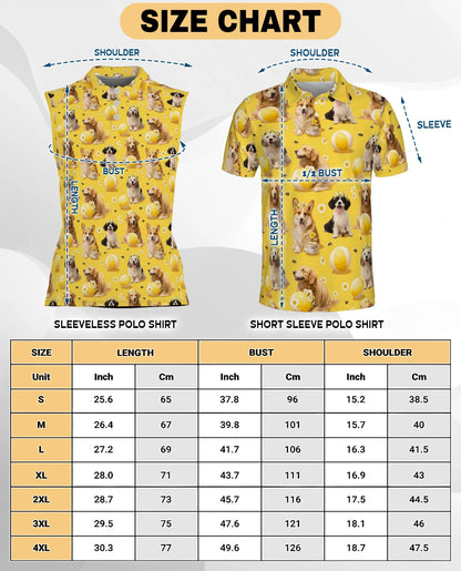 Summer Dog Sleeveless Polo Shirt for Women – Cute Pet Lover Style | Netecom