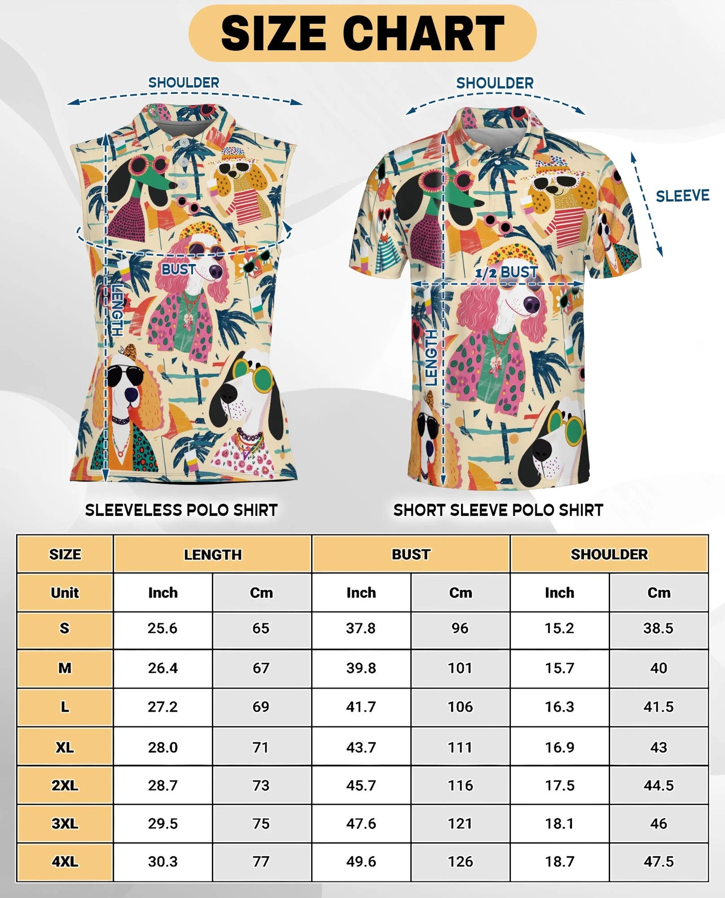 Fashionista Dog Sleeveless Polo Shirt for Women – Cute Pet Lover Style | Netecom