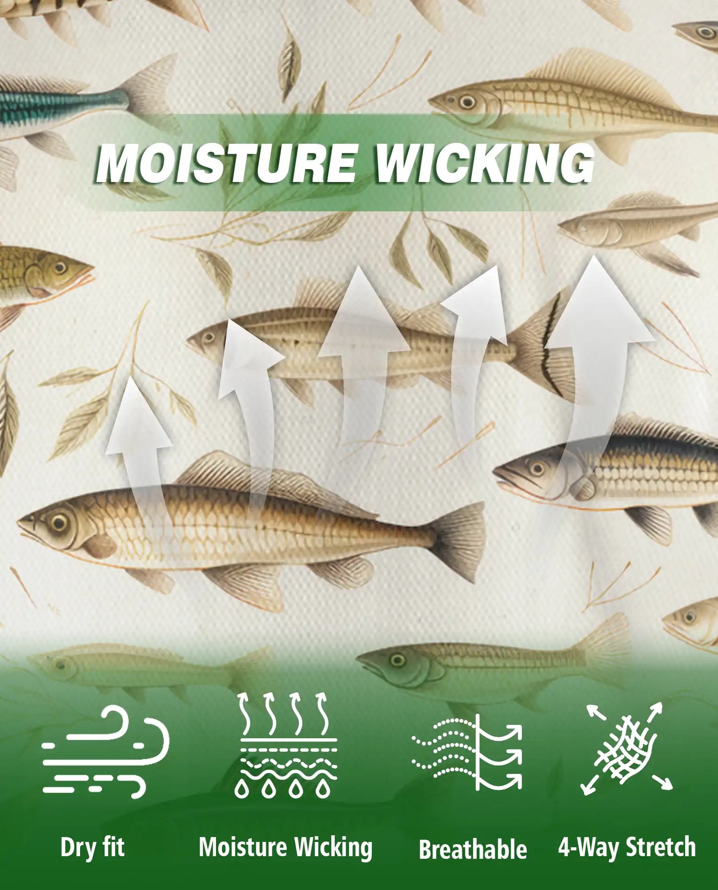 Fishing Fish Pattern Polo Shirt – Outdoor Style | Netecom