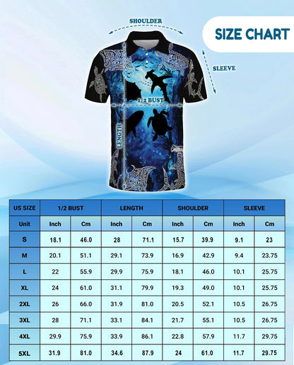 Amazing Ocean World Polo Shirt for Men – Tropical Marine Life Style | Netecom