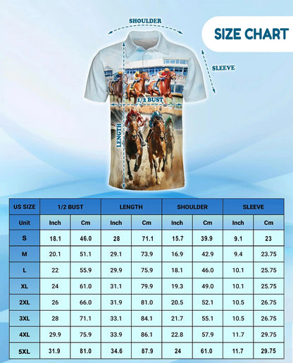 Horse Racing Polo Shirt Derby Style | Netecom