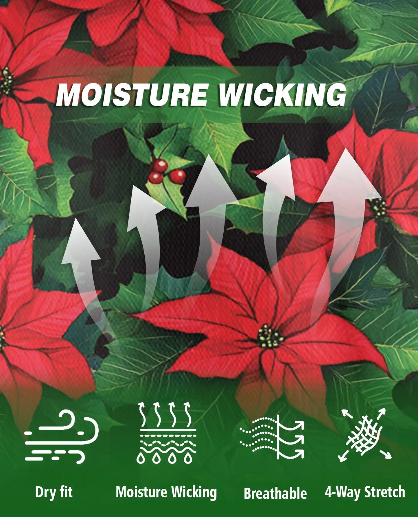 Christmas Poinsettia Polo Shirt | Netecom