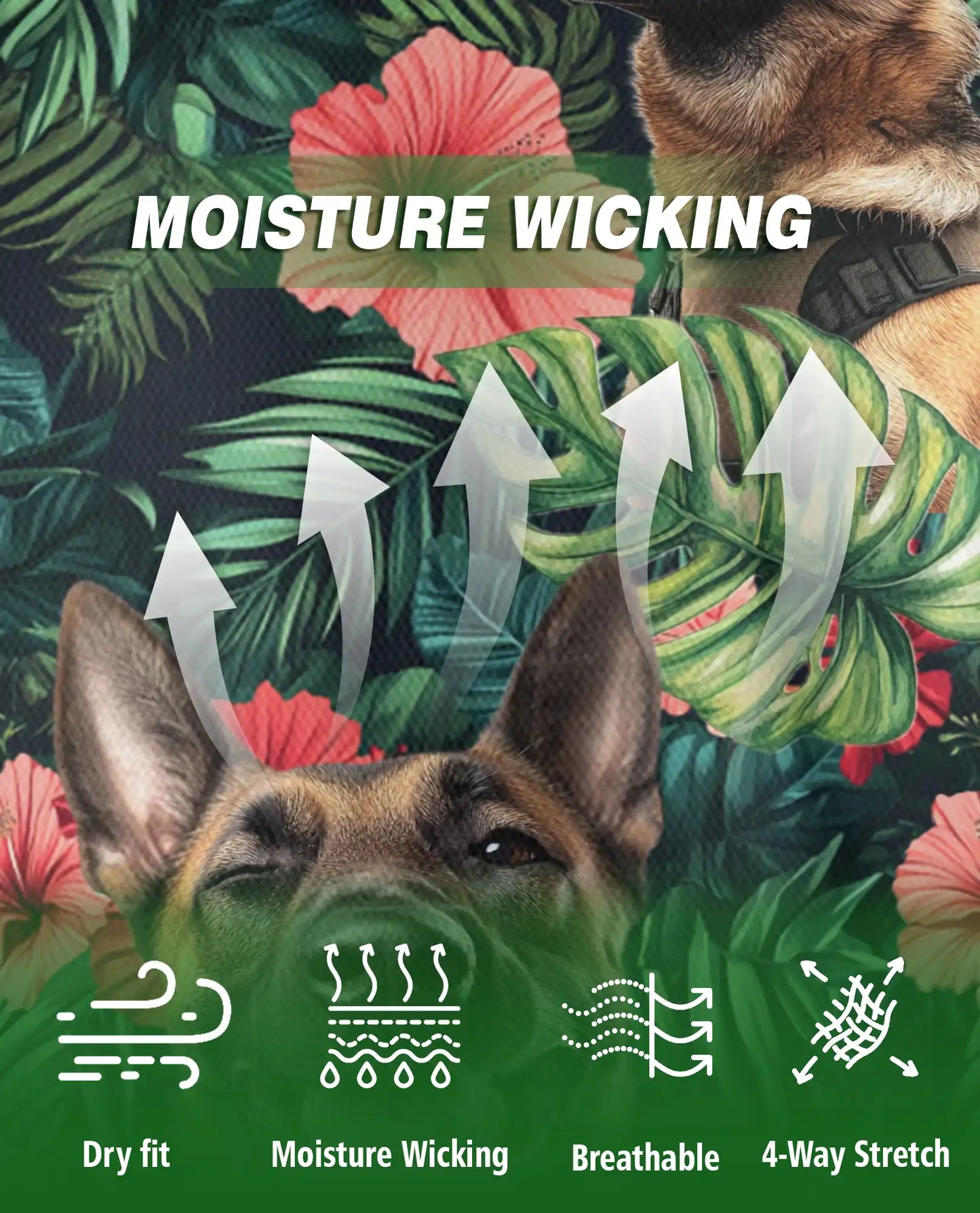 Belgian Malinois Tropical Polo Shirt | Netecom