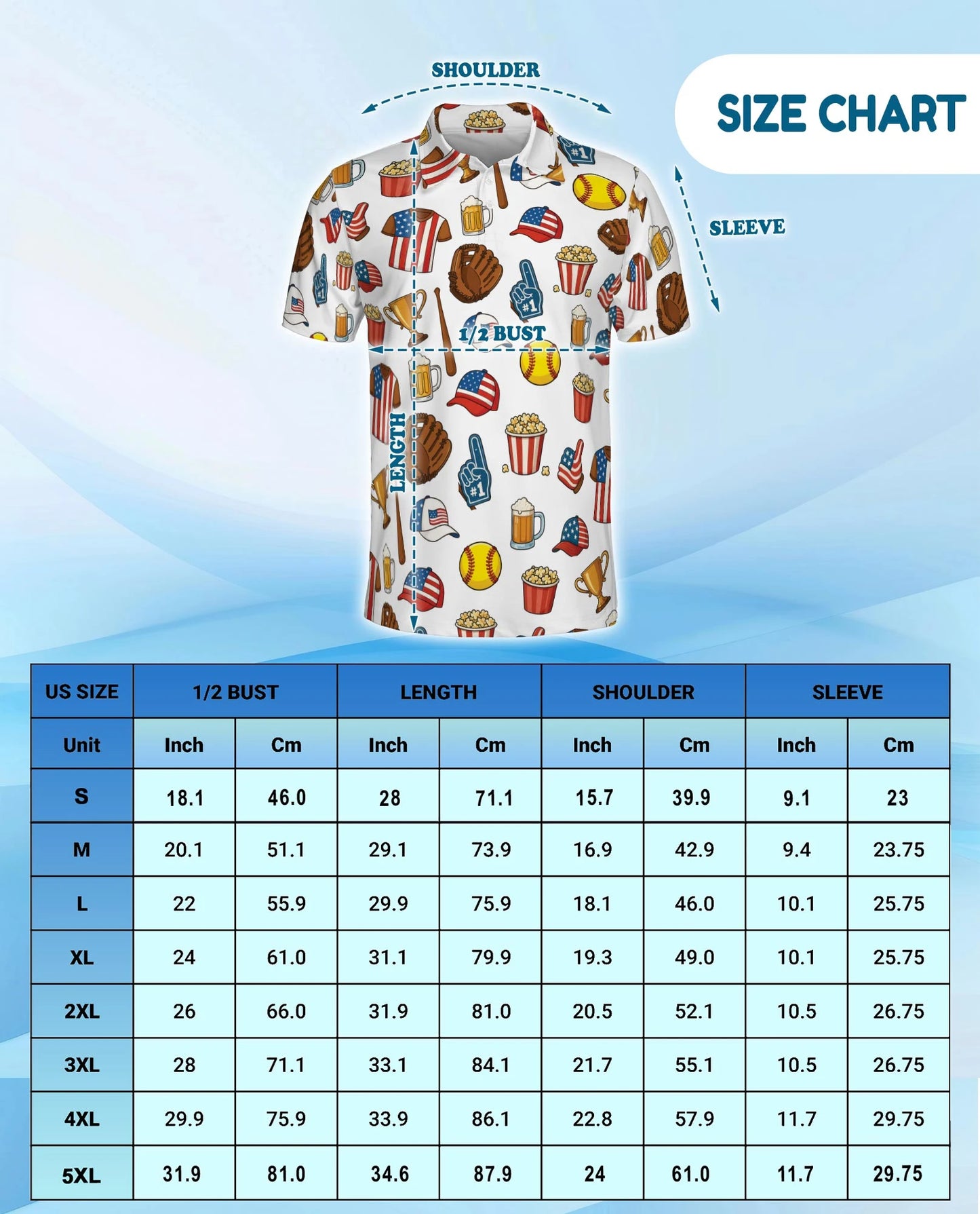 Softball USA Polo Shirt for Men – American Sports Style | Netecom