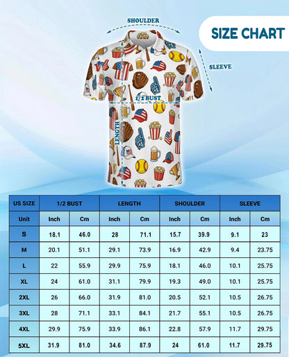 Softball USA Polo Shirt for Men – American Sports Style | Netecom