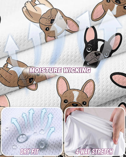 French Bulldog Sleeveless Polo Shirt for Women | Netecom