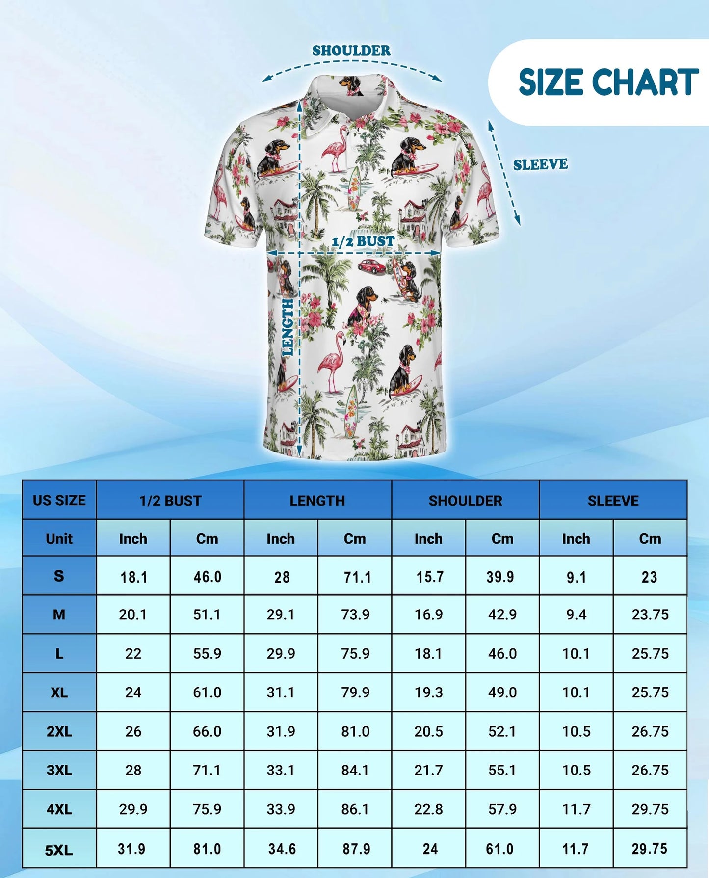 Lovely Dachshund Polo Shirt for Men – Cute Dog Lover Style | Netecom