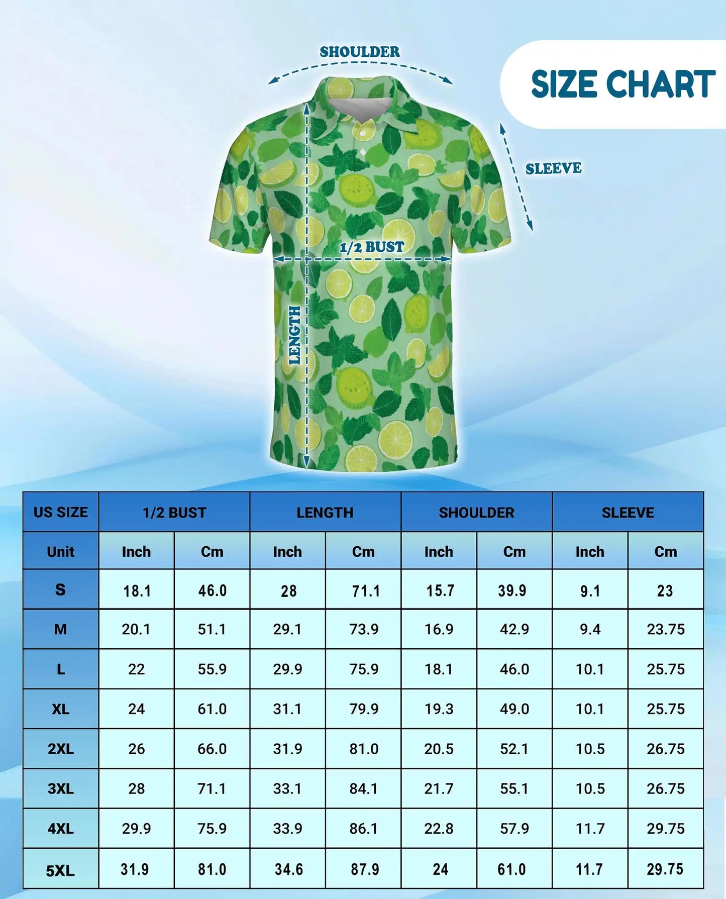 Lime Mint Polo Shirt - Fresh Citrus Summer Style | Netecom
