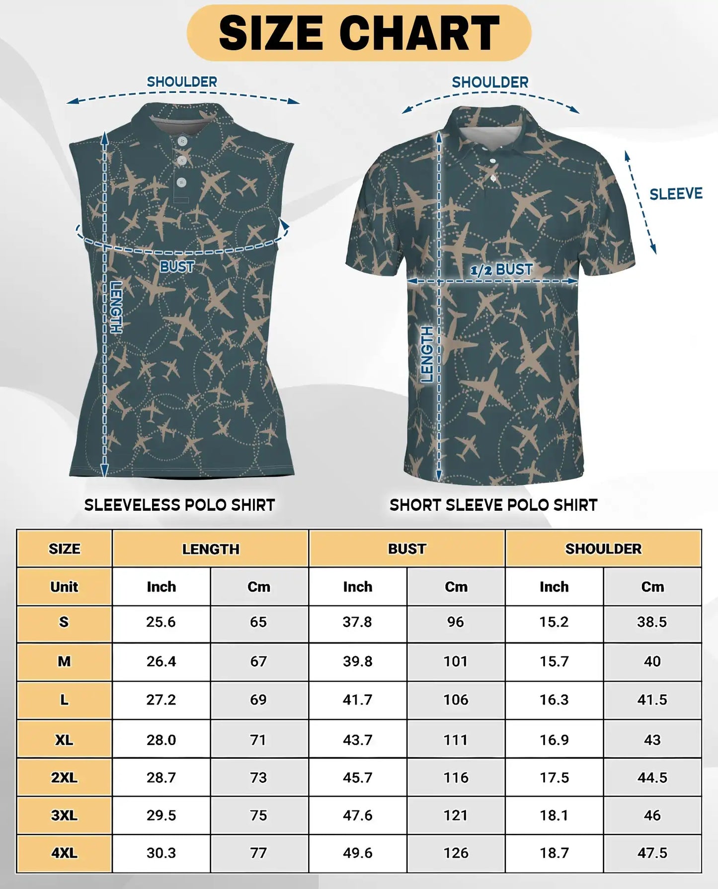 Airplane Sleeveless Polo Shirt for Women – Travel Lover Style | Netecom