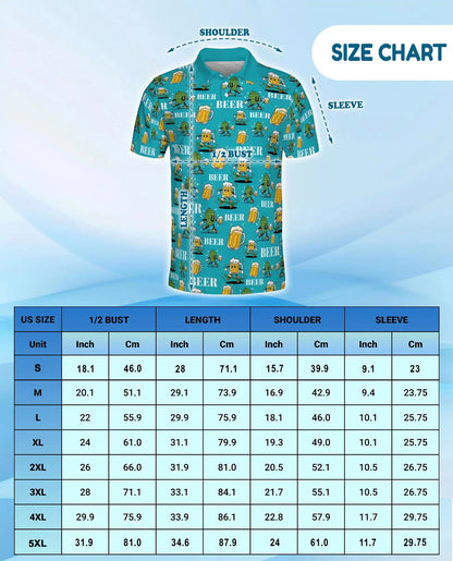 Funny Beer Polo Shirt - Craft Brew Party Tropical Style | Netecom