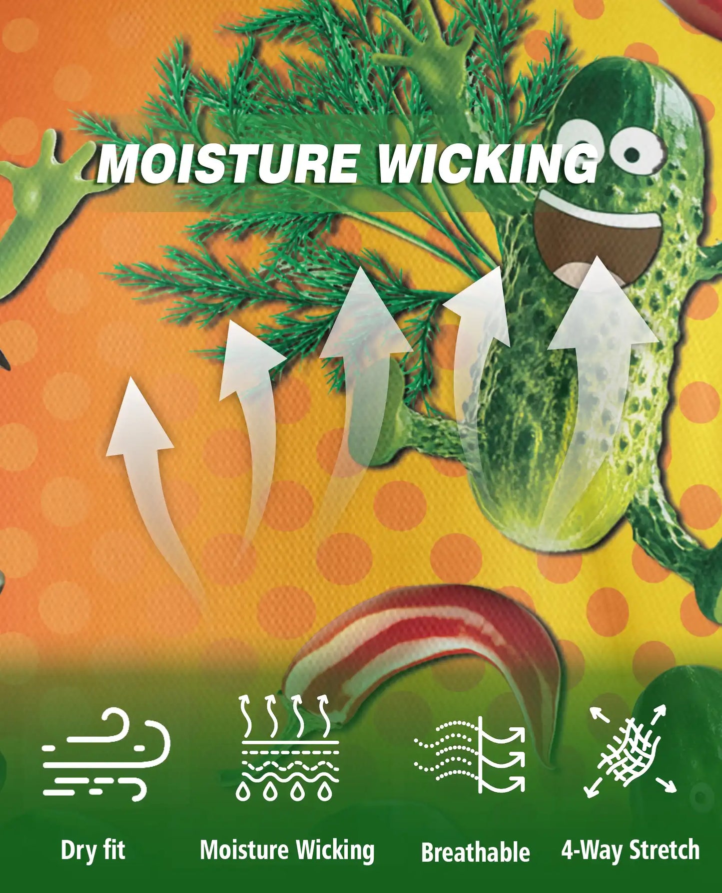 Funny Pickle Polo Shirt – Spicy Food Style | Netecom