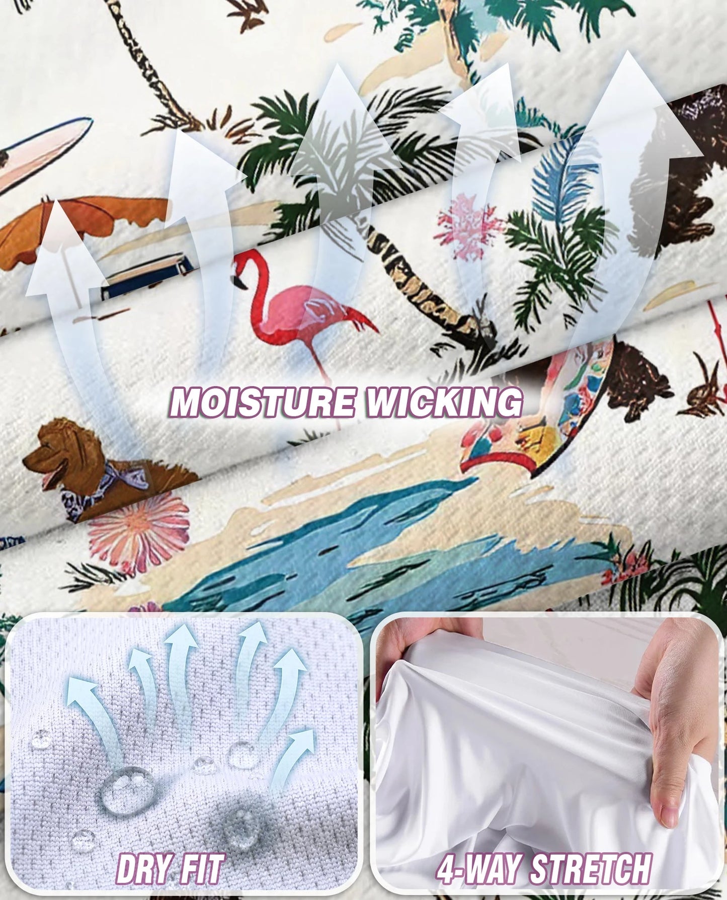 Poodle Beach Surfing Sleeveless Polo Shirt for Women – Cute Dog Summer Style | Netecom
