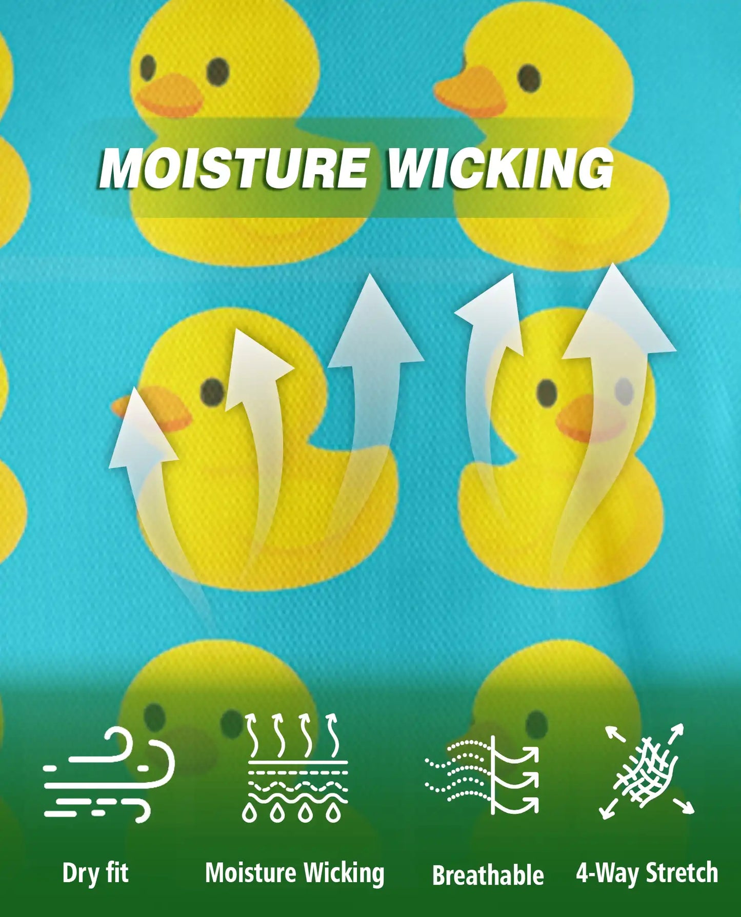 Rubber Duck Polo Shirt – Cute Yellow Duck Pattern | Netecom