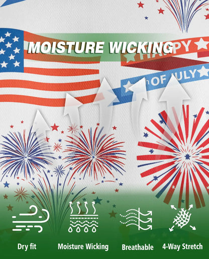 4th of July Fireworks Polo Shirt | Netecom