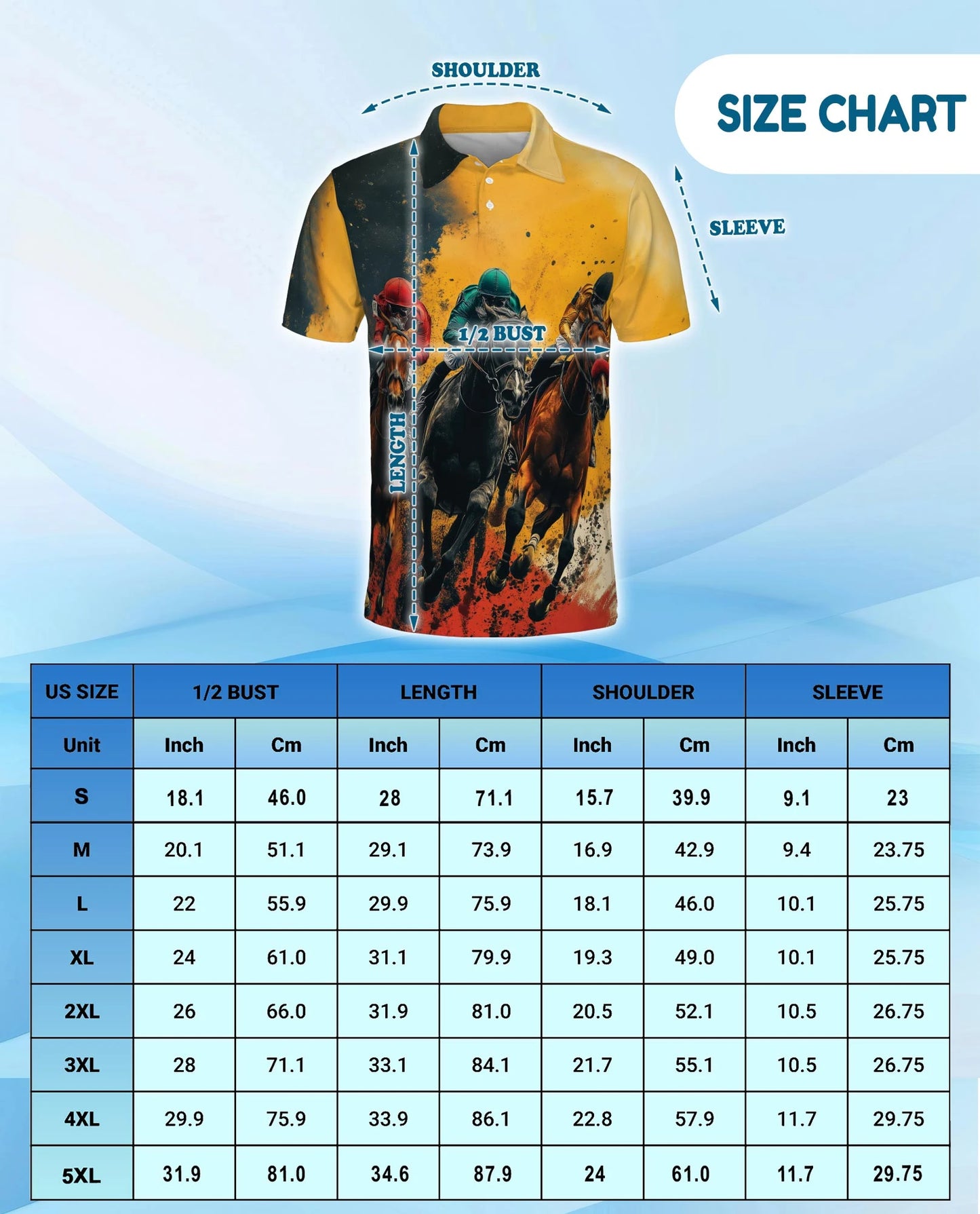 Rustic Racing Horse Polo Shirt for Men – Vintage Equestrian Style | Netecom