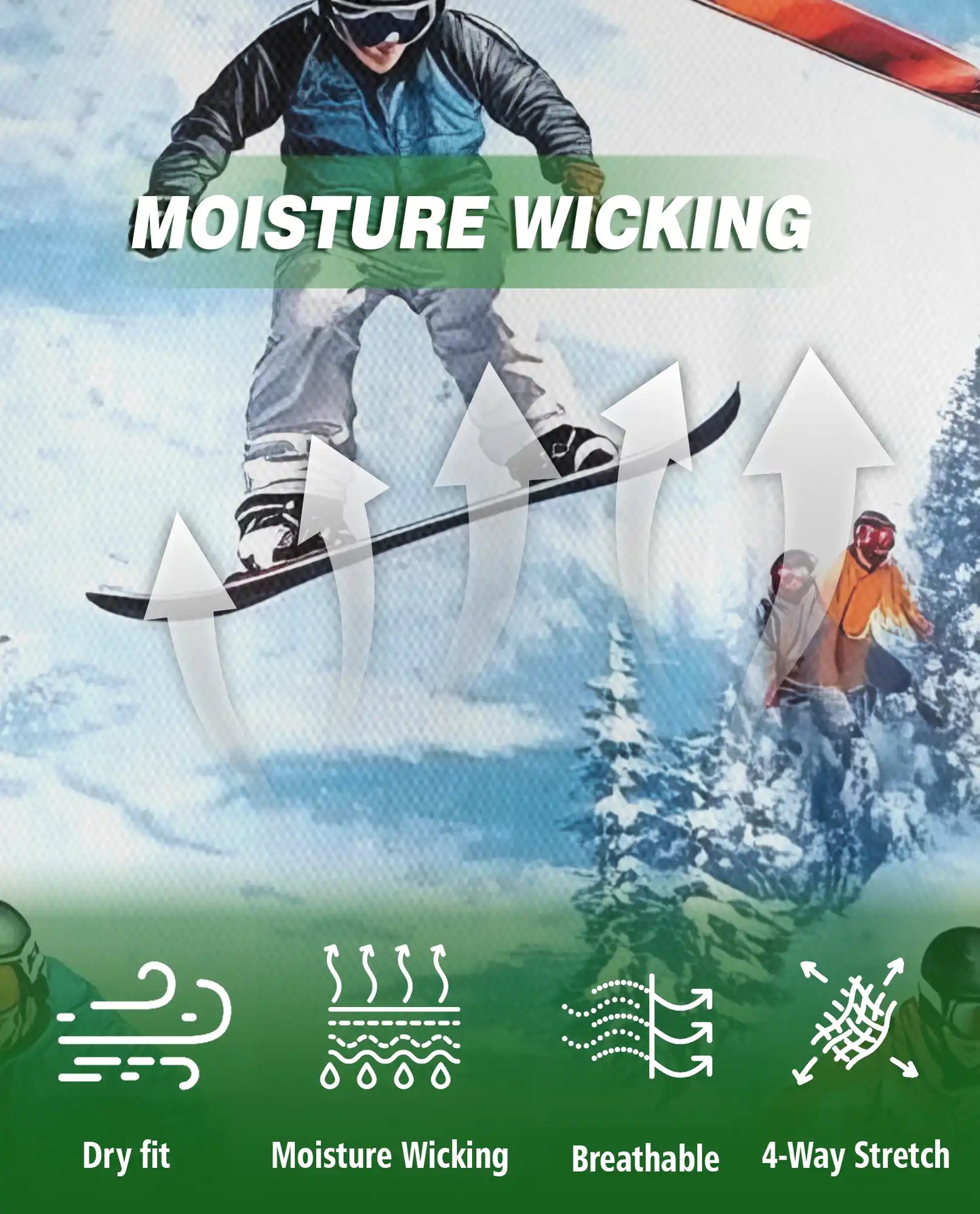 Snowboard Winter Sports 3D Polo Shirt for Men – Extreme Mountain Style | Netecom