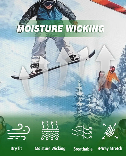 Snowboard Winter Sports 3D Polo Shirt for Men – Extreme Mountain Style | Netecom